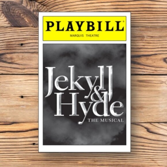 Jekyll & Hyde Playbill Broadway Musical Refrigerator Fridge Locker Magnet - Picture 1 of 2